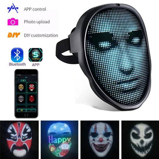 Máscara facial LED
