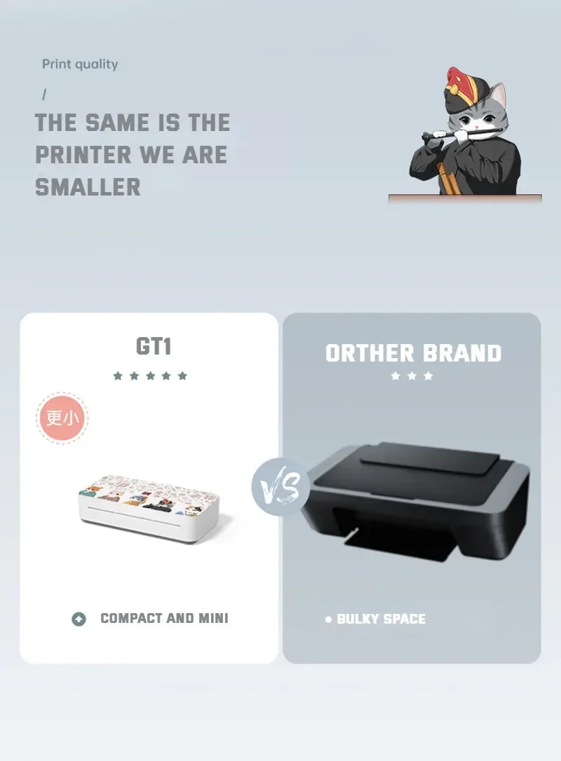 Portable Printer Thermal Wireless