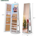 360° Jewelry Mirror Organizer