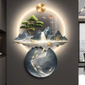 Bonsai Tree Mountain Decoration Wall Lamp