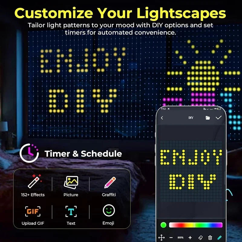 Smart LED Curtain Lights