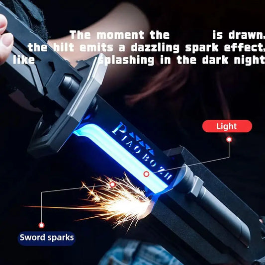 LED Sparkblade Sword with Mist & Sound Effects