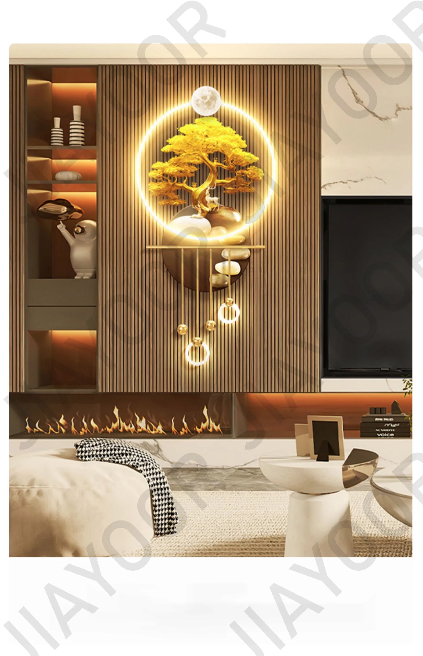 Fortune Tree Wall Lamp