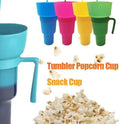 Vaso para refrigerio con asa Vaso para bebidas todo en uno Vaso para agua Pajita