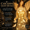 Angel Blessing Fountain Solar Cascading Garden Light