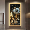 Panda Decoration Painting Hanging Painting Corridor Mural Light Room Decoration Lamp Home Decorations Interior Wall Light Led Li
