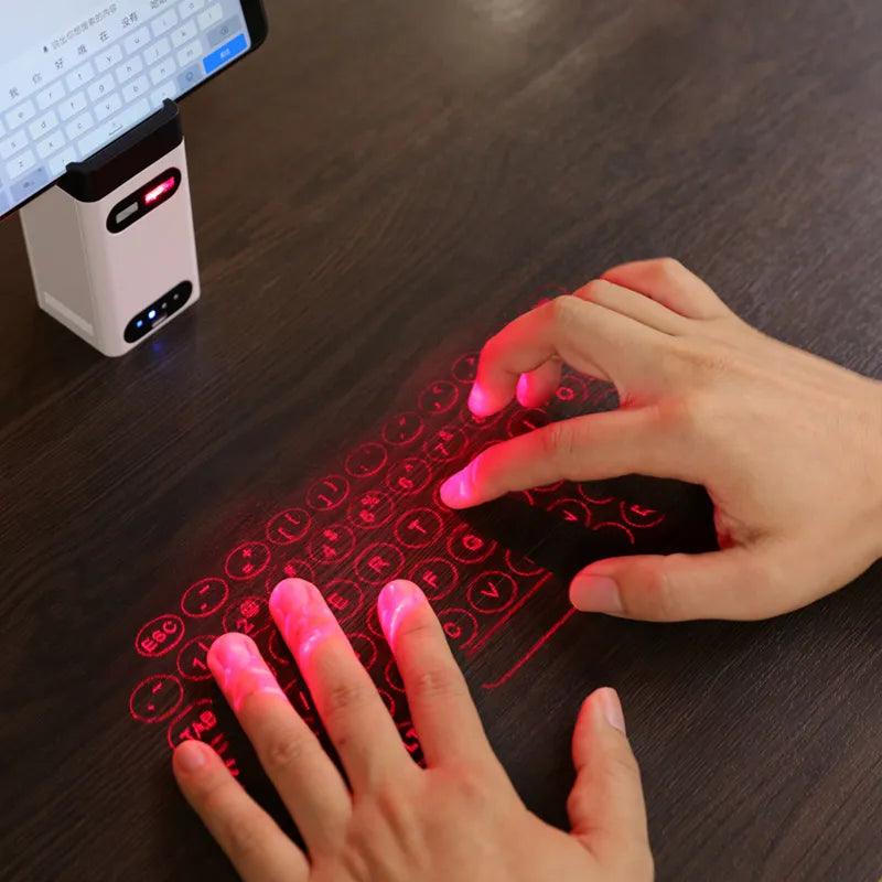 Teclado láser virtual