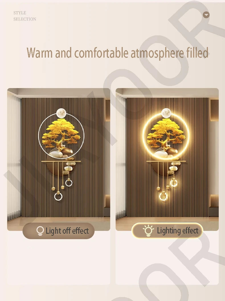 Fortune Tree Wall Lamp