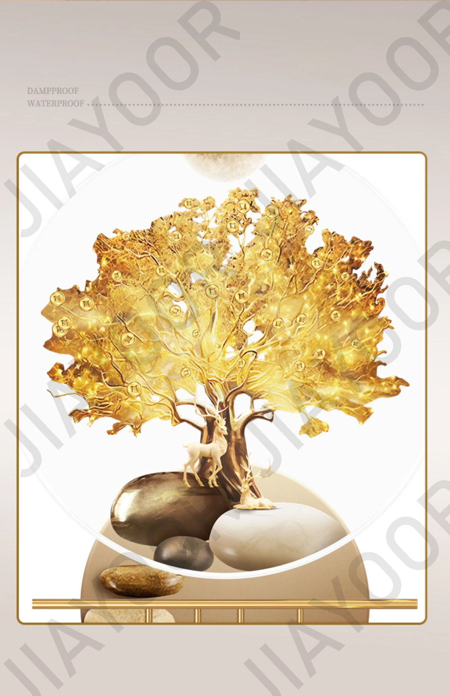 Fortune Tree Wall Lamp