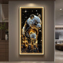 Panda Decoration Painting Hanging Painting Corridor Mural Light Room Decoration Lamp Home Decorations Interior Wall Light Led Li