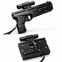 Foldable Aluminium Alloy Slingshot with Rail Laser Sight