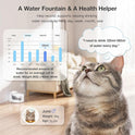Fuente de agua inteligente para mascotas PF1 con control por aplicación y filtración de 8 capas