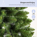 Árbol de Navidad predecorado desplegable de 6 pies 