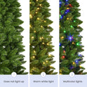 Árbol de Navidad predecorado desplegable de 6 pies 