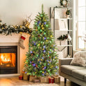 Árbol de Navidad predecorado desplegable de 6 pies 