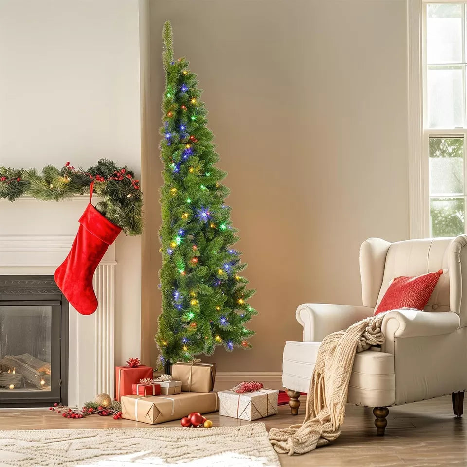 Árbol de Navidad predecorado desplegable de 6 pies 